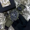 Часы наручные Patriot 005 Трезубец золото Camo Green Паракордовый ремешок Army Green + Коробка. фото 3