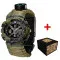 Patriot 005 Тризуб золото Camo Green Паракордовий ремінець Army Green + Коробка.