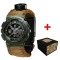 Patriot 005 Тризуб золото Army Green Паракордовий ремінець Khaki + Коробка.