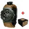 Patriot 005 Тризуб золото Army Green Паракордовий ремінець Khaki + Коробка.