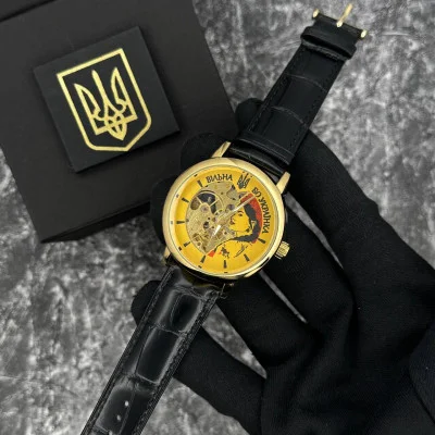 Годинник наручний Patriot 022 Gold-Black Automatics Вільна бо Українка