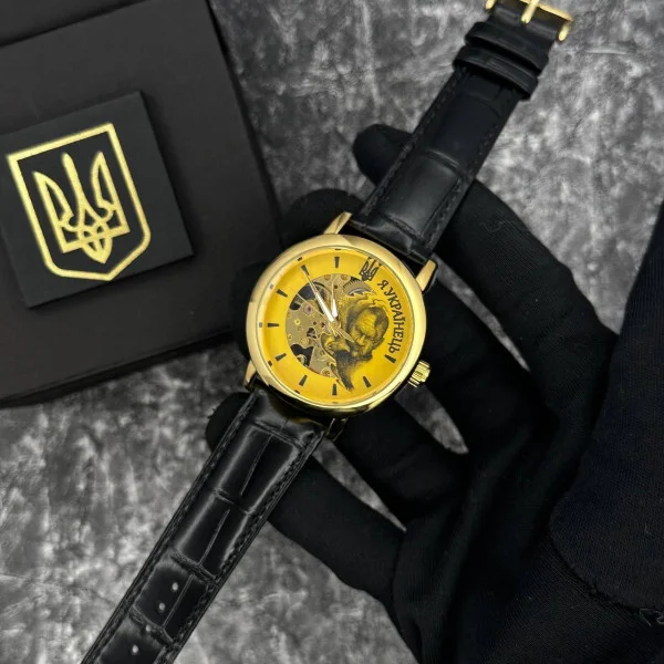 Годинник наручний Patriot 022 Gold-Black Automatics Я Українець фото 3