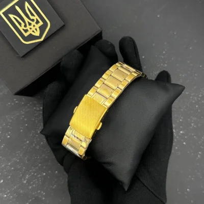 Часы наручные Patriot 022-3D Не забуду Дом Gold-Black Steel