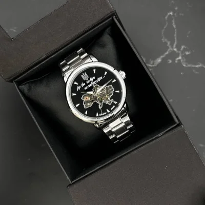 Часы наручные Patriot 022-3D Не забуду Дом Silver-Black Steel