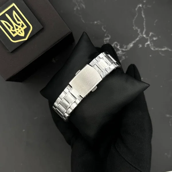 Годинник наручний Patriot 022-3D Не Забуду Дім Silver-Black Steel фото 5