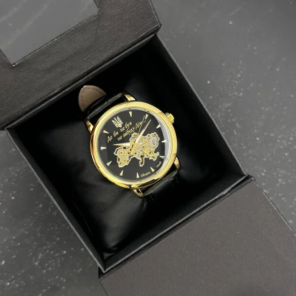 Часы наручные Patriot 022-3D Не забуду Дом Gold-Black фото 5
