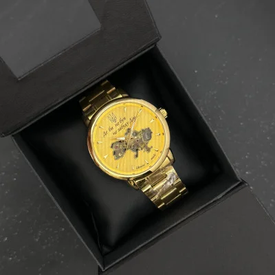 Часы наручные Patriot 022-3D Не забуду Дом Gold-Gold Steel