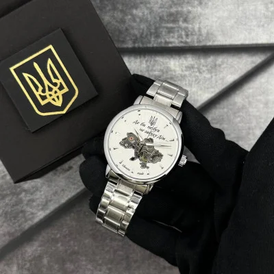 Часы наручные Patriot 022-3D Не забуду Дом Silver-White Steel