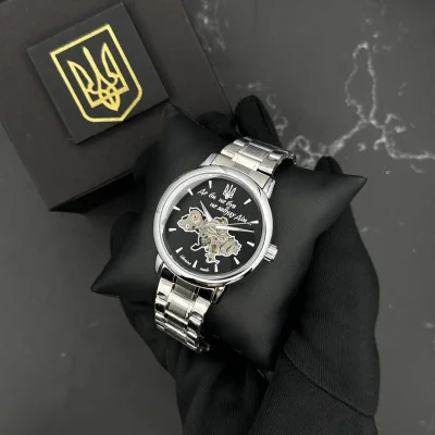 Часы наручные Patriot 022 Silver-Black Automatics Metall Не Забуду Дом