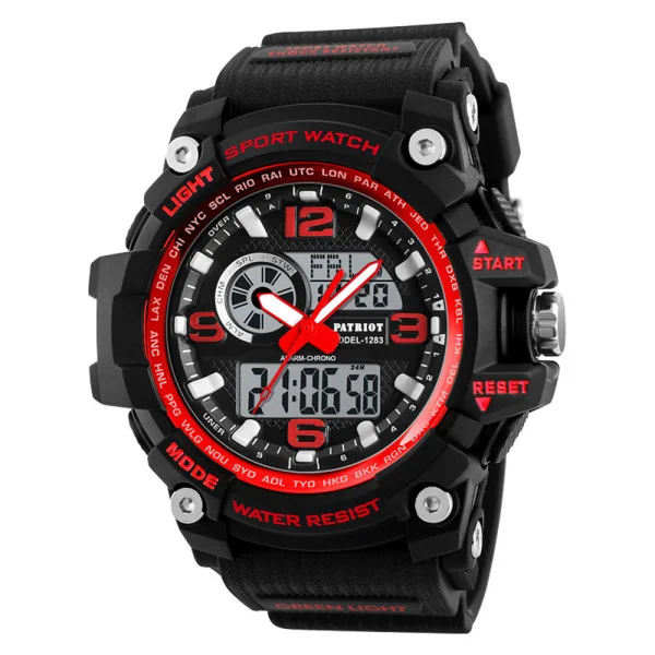 Годинник наручний Patriot 012RD Black-Red фото 1