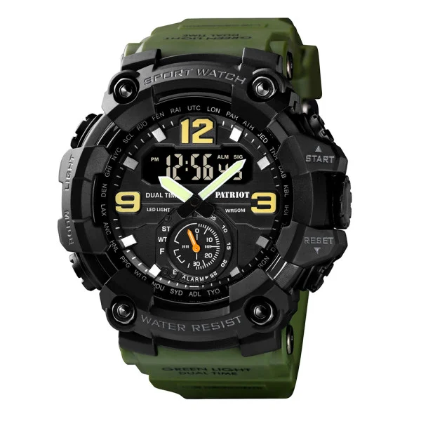 Годинник наручний Patriot 004AG Army Green фото 1