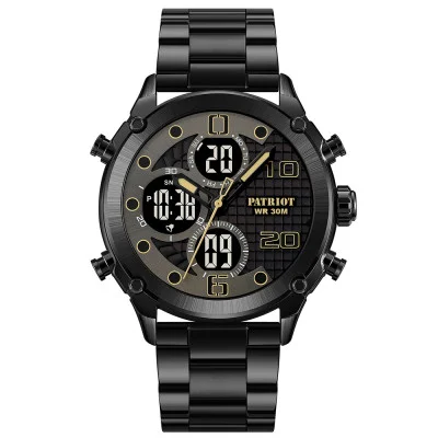 Часы наручные Patriot 017SBKBK Black-Black Steel