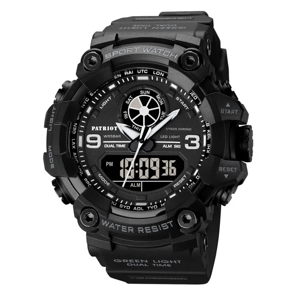 Годинник наручний Patriot 001BK Black фото 1