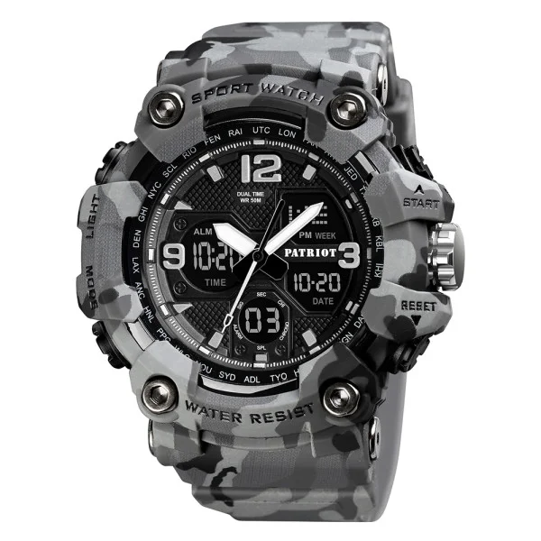 Часы наручные Patriot 006CMGY Camo Gray фото 1