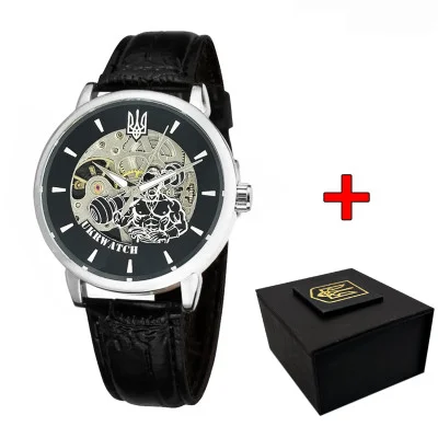 Часы наручные Ukrwatch Казак Silver-Black