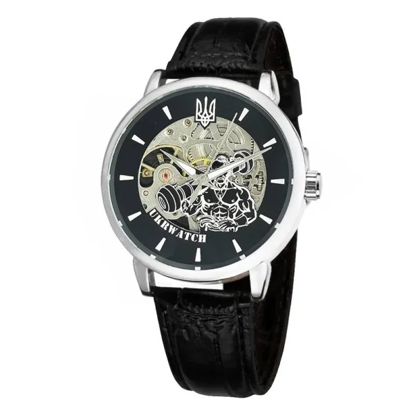 Годинник наручний Ukrwatch Козак Silver-Black фото 4