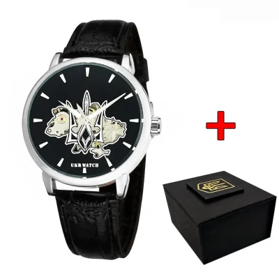 Часы наручные Ukrwatch Воля Silver-Black