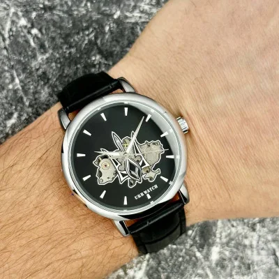 Часы наручные Ukrwatch Воля Silver-Black