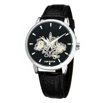 Часы наручные Ukrwatch Воля Silver-Black
