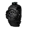 Годинник наручний Patriot 005 Тризуб срібло Black Паракордовий ремінець Black+ Коробка фото 3