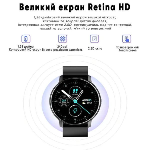 Смарт часы Modfit Business Pink 41 мм. фото 8