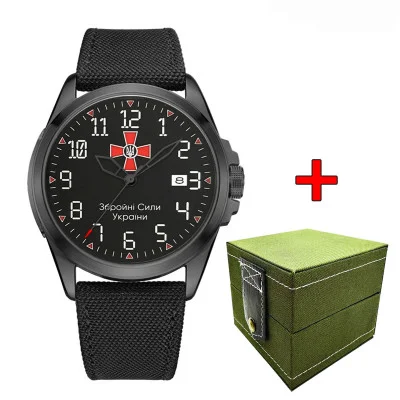 Часы наручные Ukrwatch Hetman 040BKBK ВСУ Automatic