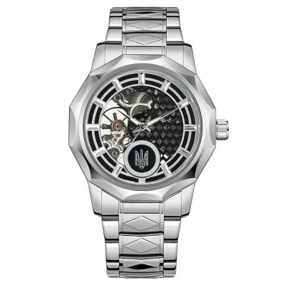 Часы наручные Ukrwatch 024SI Трезубец серебро Silver
