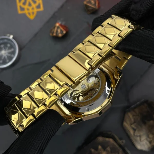 Часы наручные Ukrwatch 024GD Трезубец золото Gold фото 4