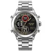 Годинник наручний Patriot 017 Ваше Лого Silver-Black Steel фото 2