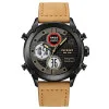 Годинник наручний Patriot 017 Ваше Лого Black-White-Light Brown фото 2