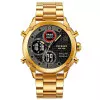 Годинник наручний Patriot 017 Ваше Лого Gold-Black Steel фото 2