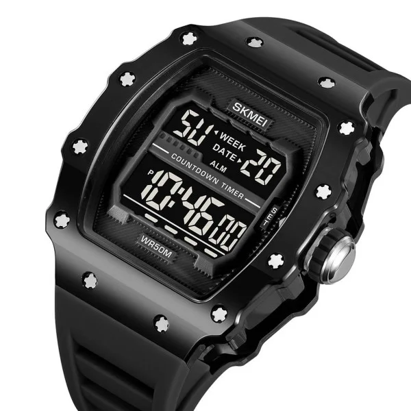 Чоловічий годинник Skmei 2296BTBKBK Bright Black фото 4