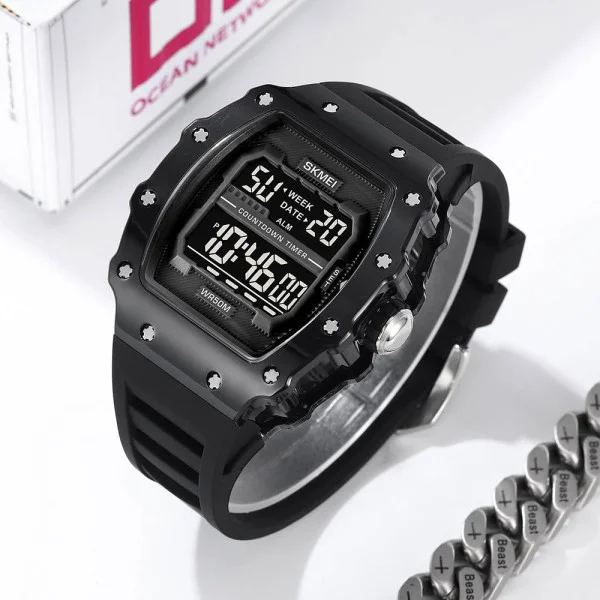 Чоловічий годинник Skmei 2296BTBKBK Bright Black фото 6