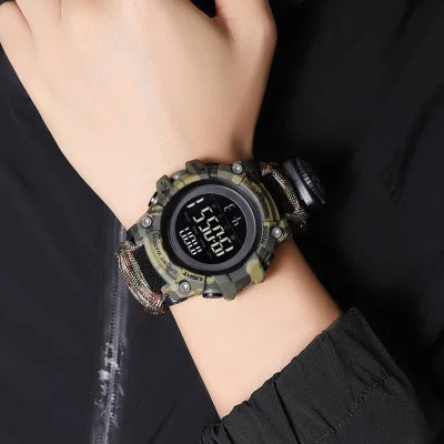 Чоловічий годинник Skmei 1384NCMAG Camo Green