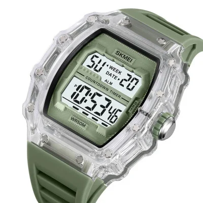 Чоловічий годинник Skmei 2296WTGN White-Green