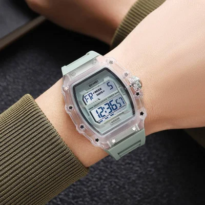 Чоловічий годинник Skmei 2296WTGN White-Green