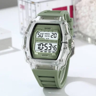 Чоловічий годинник Skmei 2296WTGN White-Green
