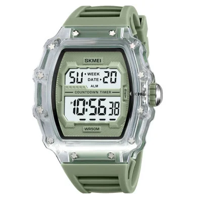 Мужские часы Skmei 2296WTGN White-Green