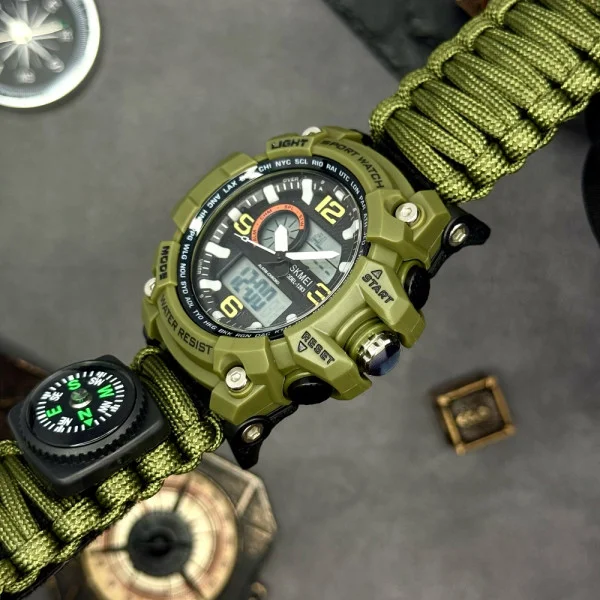 Мужские часы Skmei 1283NAG Army Green фото 5