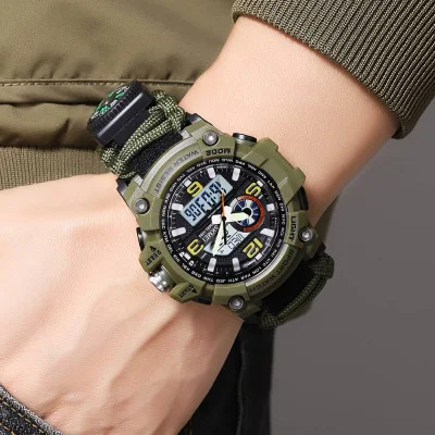 Чоловічий годинник Skmei 1283NAG Army Green