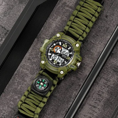Чоловічий годинник Skmei 1283NAG Army Green