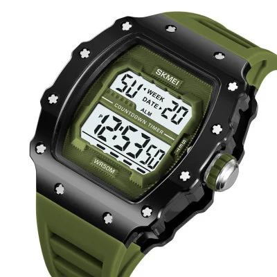 Чоловічий годинник Skmei 2296BKGN Black-Green