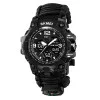 Чоловічий годинник Skmei 1155BNBK Black фото 2