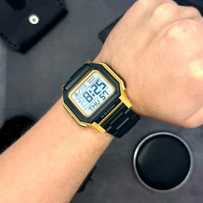 Чоловічий годинник Skmei 2264BKGDWT Black-Gold-White