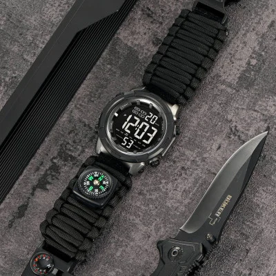 Чоловічий годинник Skmei 1845NBK Black