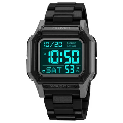 Чоловічий годинник Skmei 2264BKGYBK Black-Grey-Black
