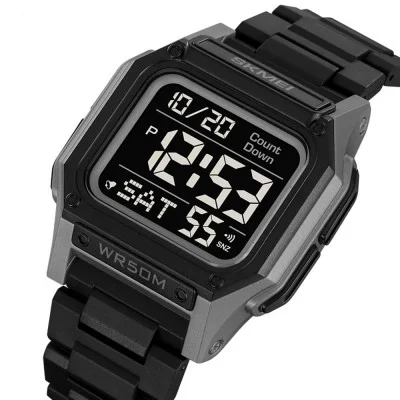 Чоловічий годинник Skmei 2264BKGYBK Black-Grey-Black