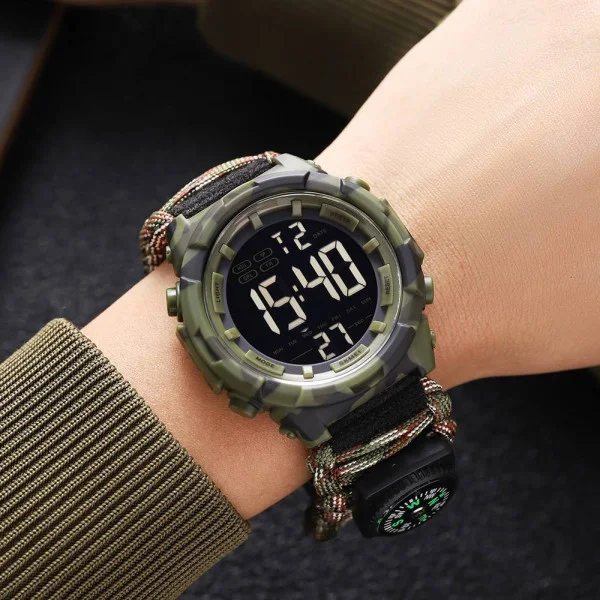 Мужские часы Skmei 1845NCMAG Camo Green фото 4