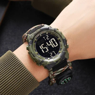 Чоловічий годинник Skmei 1845NCMAG Camo Green