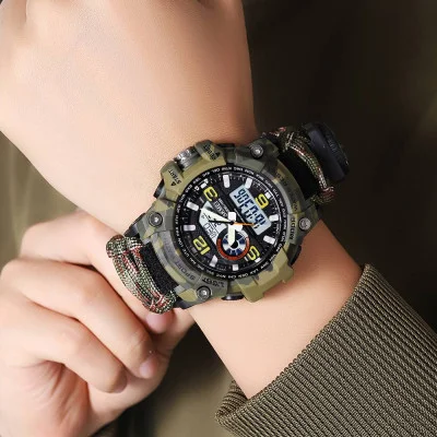Чоловічий годинник Skmei 1283NCMAG Camo Green